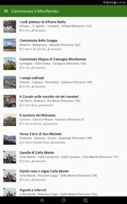 Camminare il Monferrato android App screenshot 4